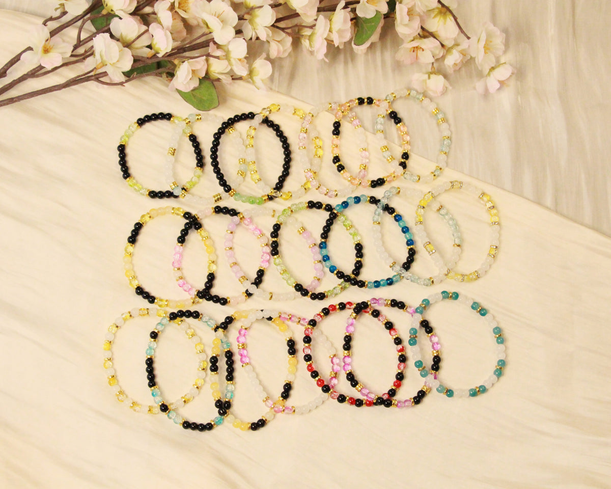 Mystery Glass Beaded Bracelets