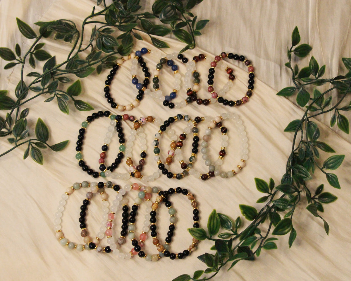 Mystery Gemstone Beaded Bracelets